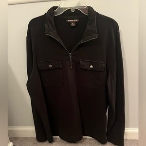 Michael Kors pre-owned black Men’s long-sleeved shirt - XL